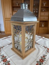 ELAMBIA Laterne Flammenlose Kerze LED Windlicht Herbst Winter Weihnachten NEU