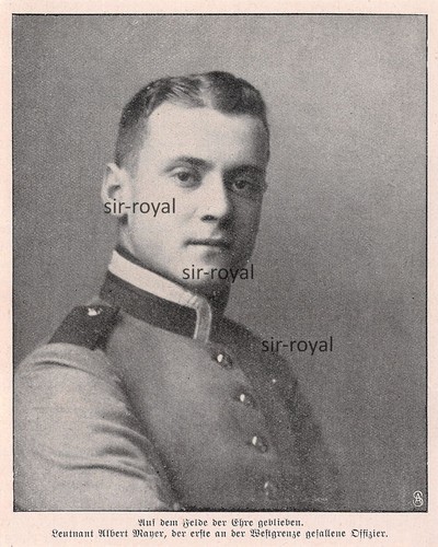 Leutnant albert mayer erster - albert,
