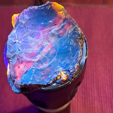 Blauer Bernstein aus Sumatra 