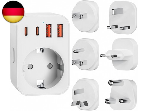 Universal travel plug adapter - travel,