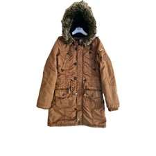 Khujo Urban Spirit Damen Gefüttert Mantel Jacke Windbreaker mit Kapuze Gr. XL