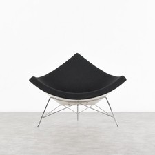 Vitra Coconut Chair von George Nelson in schwarz / weiß / Stoff