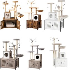 Katzenbaum mit katzenklo