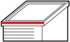 Dachrinne PVC Set inkl