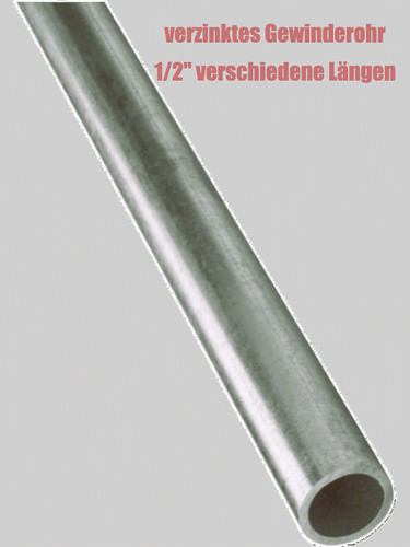 Gewinderohr verzinkt 1200 - verzinkt,