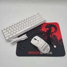 RGB Gaming Tastatur und Maus Set Klein, 68 Tasten Roter Schalter 60% Mini Chroma