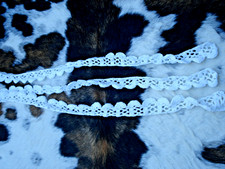 Vintage antike Spitze Baumwolle Häkelspitze Spitzenborte Schrankborte