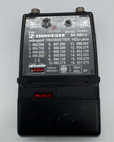 Sennheiser 3063 wireless - sennheiser,