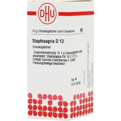 Staphisagria globuli 10g - staphisagria, 12