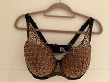 Nuance Spitzen BH Schwarz Beige Gr. 85 E  - Nur BH - Wie Neu