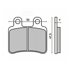 Bremsbeläge hinten RMS organisch für Peugeot Elyseo 125-150ccm
