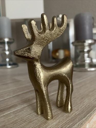 Metall hirsch figur dekofigur - metall,