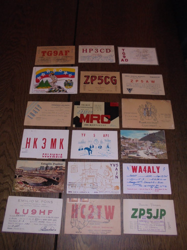 Qsl karten aus aller welt - aller,
