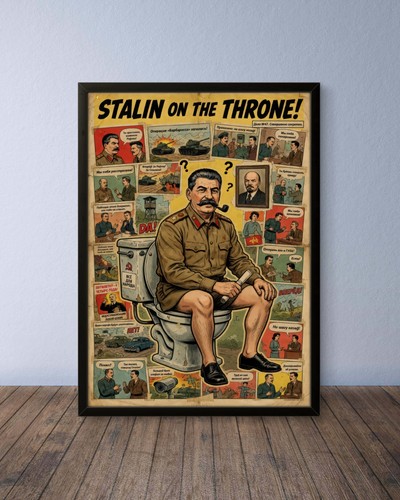 Josef stalin toilet art - josef,