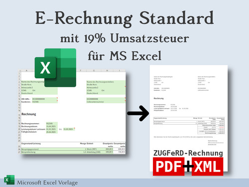 Rechnung standard - e-rechnung, /
