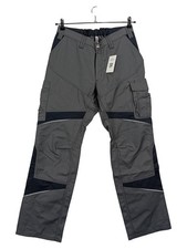 Kübler Latzhose Herren Grau Gr. 50 Praktisch Baumwolle Polyester Arbeit