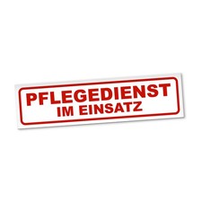 Pflegedienst Im Einsatz Magnetschild Auto Ambulant Magnetfolie Geschenkidee