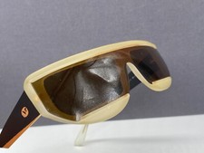 Vogue Sonnenbrille Damen herren Braun Bandage Space  Rechteckig 90er Vintage