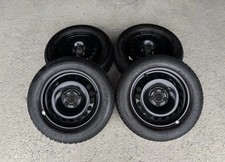 Original VW Polo 15 Zoll Stahlfelgen Winterräder 185 65 R15 88T Dunlop