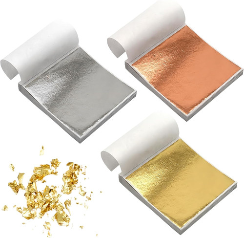 300 blatt imitation blattgold - imitation,