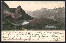 Oberstdorf, Ansichtskarte, Partie am Rappensee 1900 