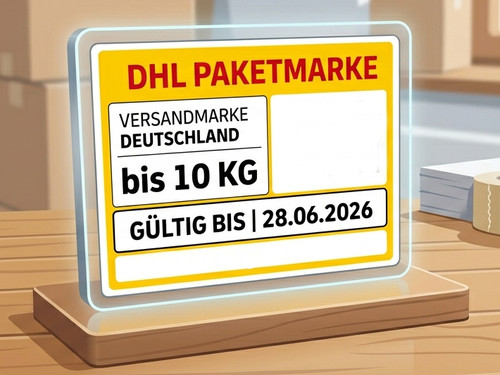 10x dhl paketmarke - dhl, bis