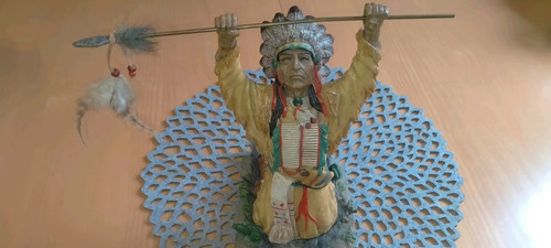Häuptling indianerfigur - häuptling,