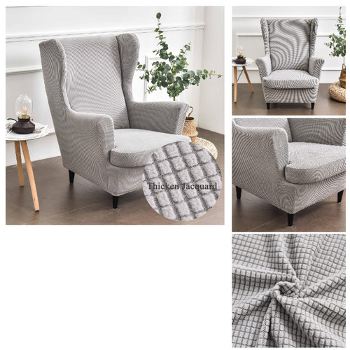 Ohrensessel bezug jacquard - bezug,