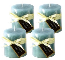 Stumpenkerze, handgemacht mint