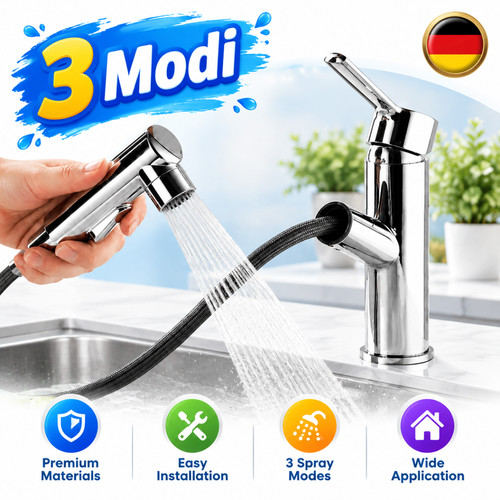 Küchenarmatur ausziehbar