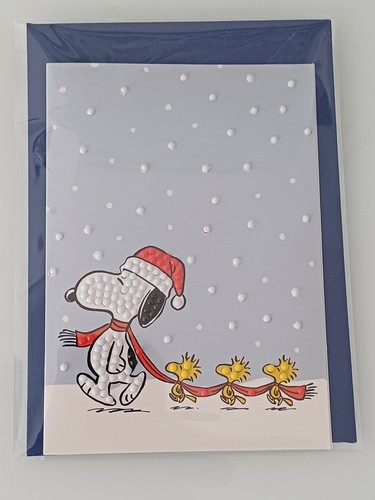 Snoopy diamond painting karte - diamond,