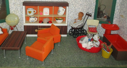 70er puppenstube bodo - j., puppenstube,