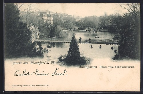 Frankfurt westend blick - ak,