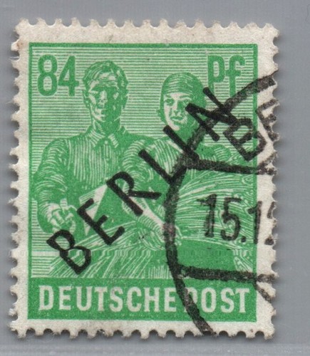 Berlin schwarzaufdruck michel - berlin,