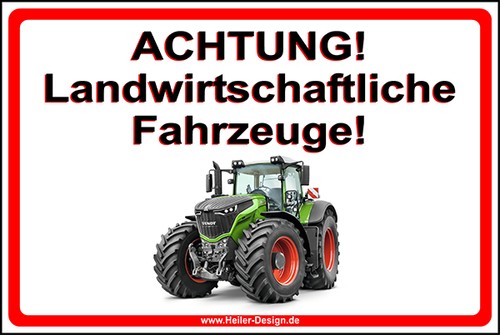 Achtung!Landwirtschaftliche