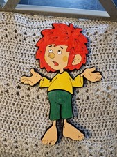 Pumuckel Sammelfigur z. Hängen Bild Unikat  Holz Handarbeit Beinarbeiten