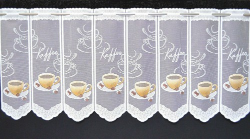 Kaffee scheibengardine - kaffee,