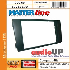 Radio Einbaurahmen 2 DIN Audi