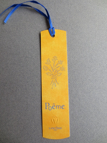 1999 lesezeichen lancome poeme - 1999,