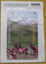 Telefonkarte  China - Hirsch + Berglandschaft 20 Yuan - voll  (30Aus-25)