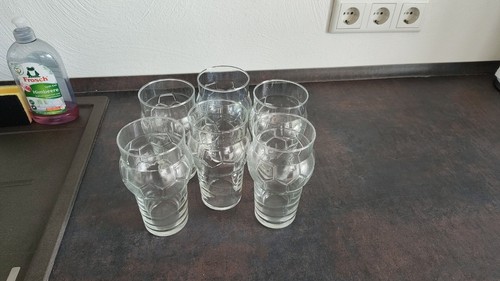 Fußball gläser set stück - fußball-gläser,
