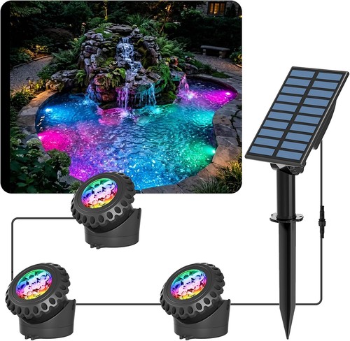 Solar teichbeleuchtung rgb - solar, led