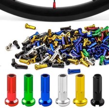 50stk MTB Rad Speichennippel Metall 2mm Speichennippel Mountainbike Teile DE Neu