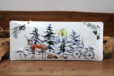 Blechschild  Winter