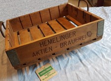 Alte Holz Bierkiste Hemelinger Aktien Brauerei 50er/60er Jahre Holzkiste
