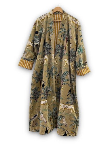 Indian beige braut kimono - indian,