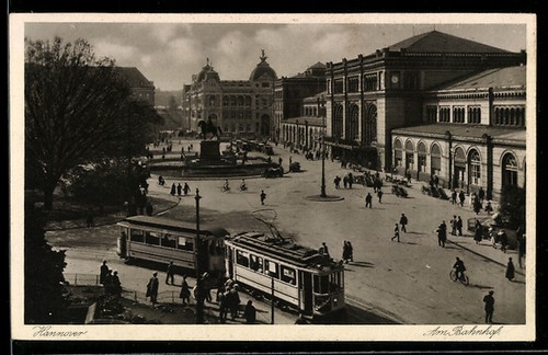 Ansichtskarte hannover partie - ansichtskarte, hannover,