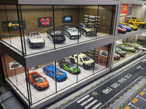 Diorama garage modell - 1:64,