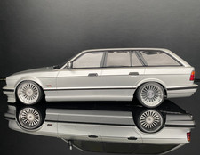 BMW E34 Alpina B10 4.6 Touring KL echt Alufelgen Tuning Modelauto 1:18 5er silbe