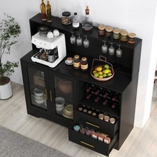Modern 55" Bar Cabinet: LED